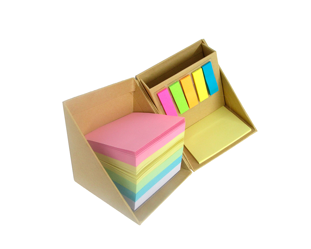 Bloco Eco Cubo com Post It Personalizado