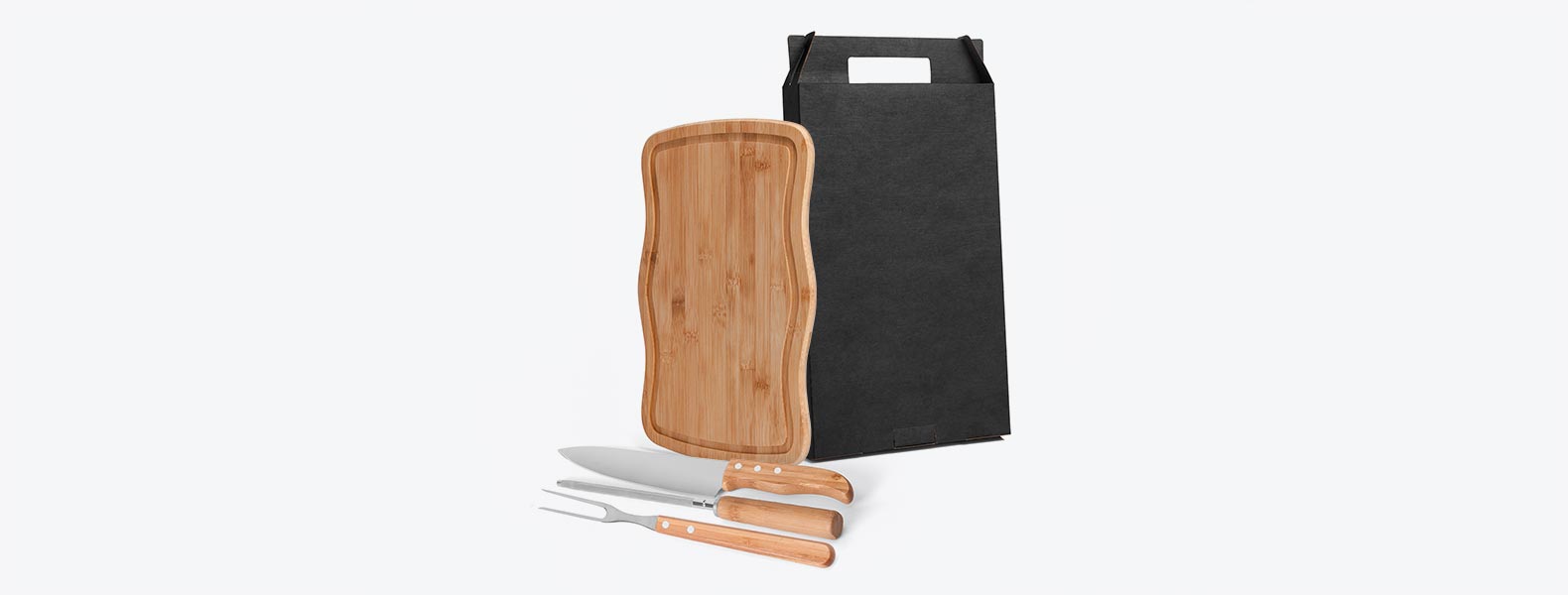 Conj. Para Churrasco Em Bambu / Inox
