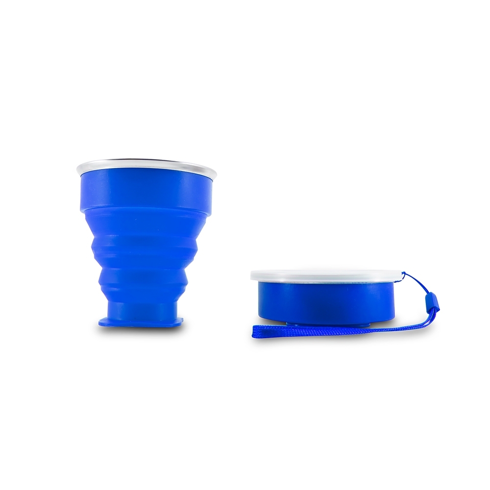 Copo Retrátil Silicone 200ml